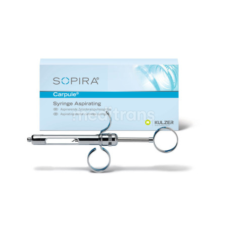 Strzykawka karpula z możliwością aspiracji SOPIRA 1,8 ml