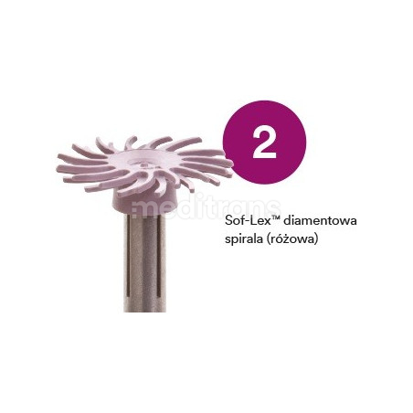 Sof-Lex Diamond Polishing Spiral różowe