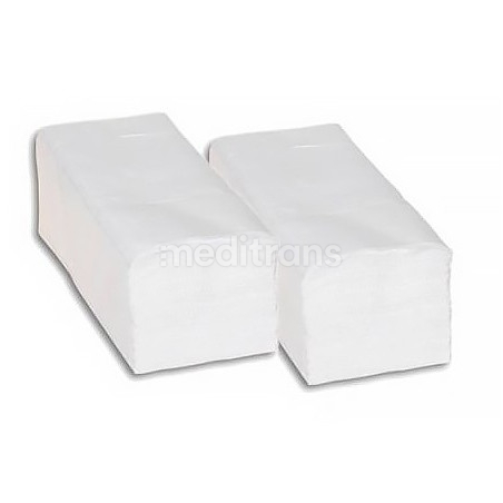 Ręczniki składane celuloza 2 warstwowe nieklejone Zefir ZZ Premium białe