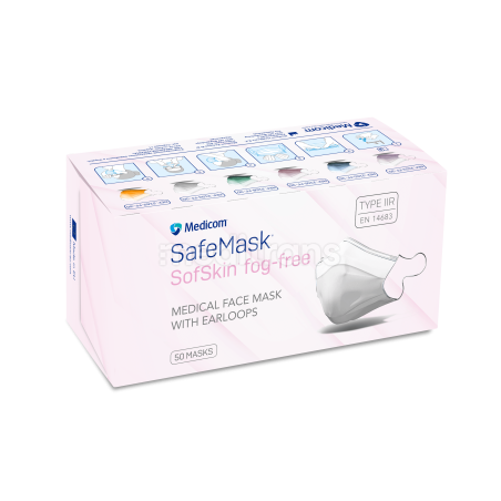 Maski medyczne SafeMask SofSkin FOG-FREE typ IIR