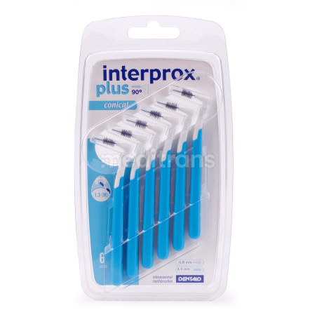 Interprox Plus 90° Conical Niebieskie 0.8mm 6 sztuk