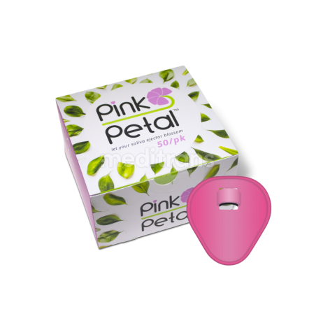Nakładka na ślinociąg Pink Petal 50 sztuk