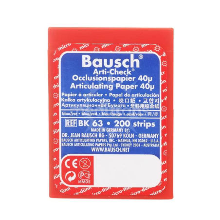 Kalka Bausch BK63 40µ niebiesko-czerwona