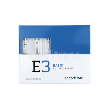 Pilniki Endostar E3 Basic System zestaw 25mm 3 szt.