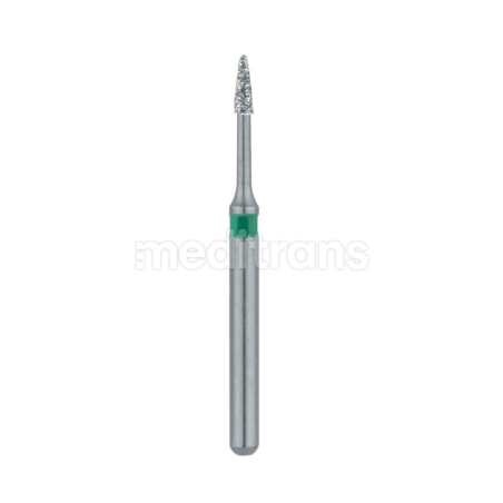 Jota Needle Long - Krótka igła przedłużona główka wiertła diamentowe 010 zielone 5 szt.