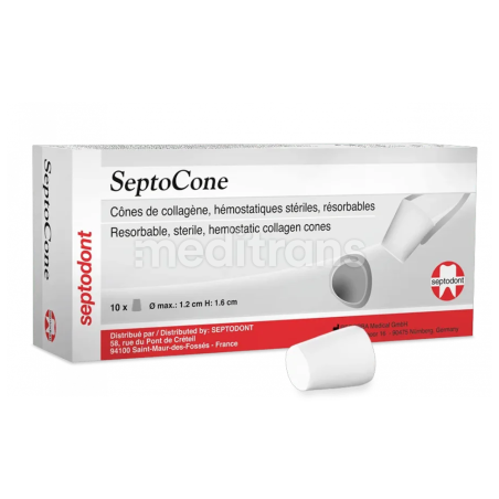 SeptoCone hemostatyczne stożki kolagenowe 10 sztuk