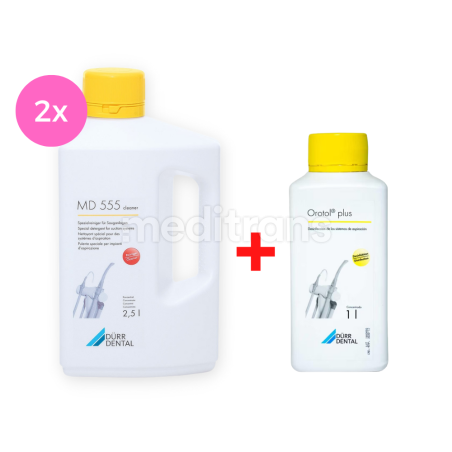 Zestaw 2 x MD555 Cleaner 2,5 l + Orotol Plus 1l