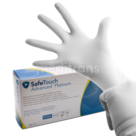 Rękawiczki nitrylowe diagnostyczne SafeTouch Advanced Platinum