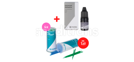 Universal Adhesive Proclinic Expert 5 ml + 4 x Aplikatory Proclinic 100 szt. o łącznej wartości 56 zł – za 1 zł