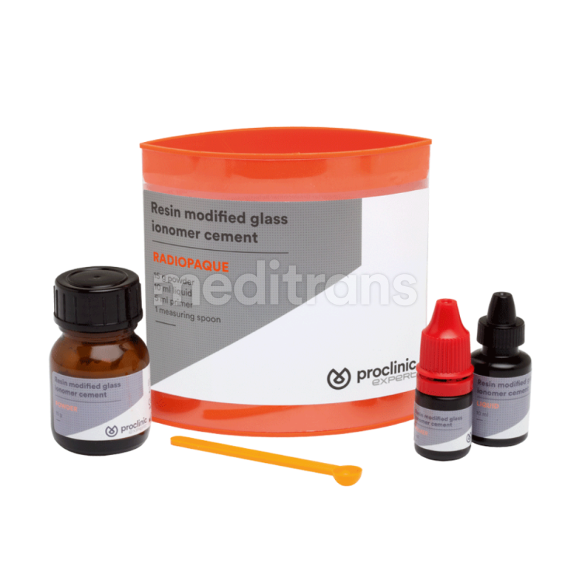 Cement glass-jonomerowy z żywicą PROCLINIC EXPERT 15g+10ml+5ml WYPRZEDAŻ