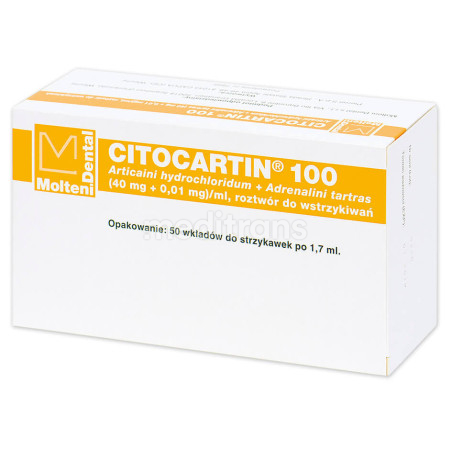 CITOCARTIN 100 4% ADR 1:100 000 żółty